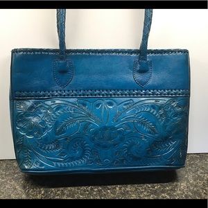 Alexis David Hand Tooled Leather Bag